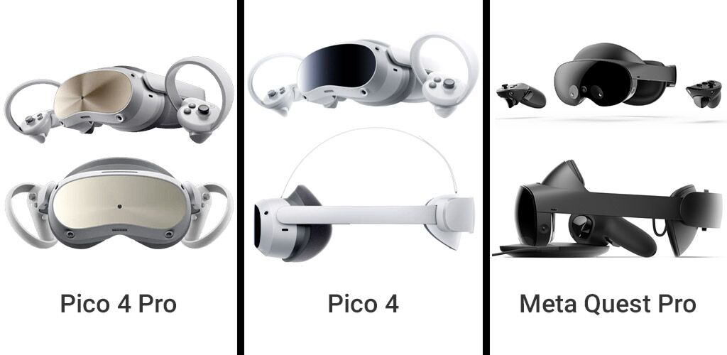 PICO 4 Pro」と「PICO 4」の違いMeta Quest Proとの比較